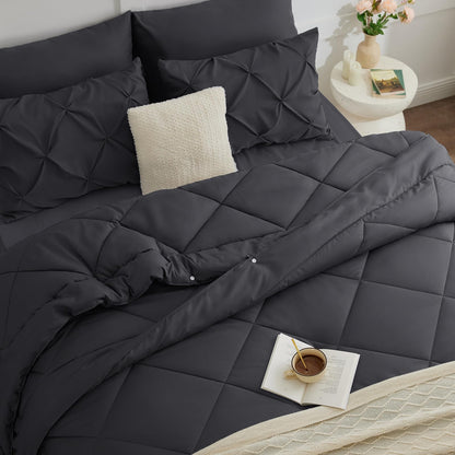 WAVVE Bettdecke 4 Jahreszeiten 2-teilig - 240x220 Grau
