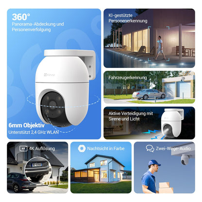 EZVIZ C8c WLAN Pan&Tilt Überwachungskamera Aussen - 8MP