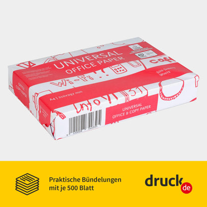 Basic Druckerpapier A4 Kopierpapier weiss CIE 160 – 10.000 Blatt