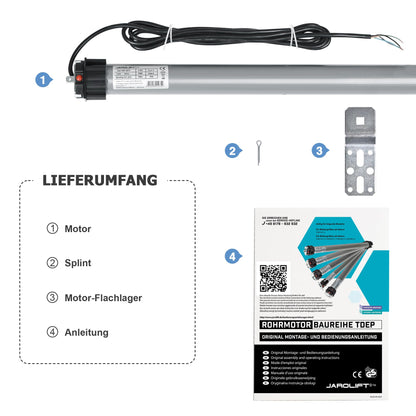 jarolift TDEP 20/13 Rollladenmotor - SW60, 42 kg Zugkraft