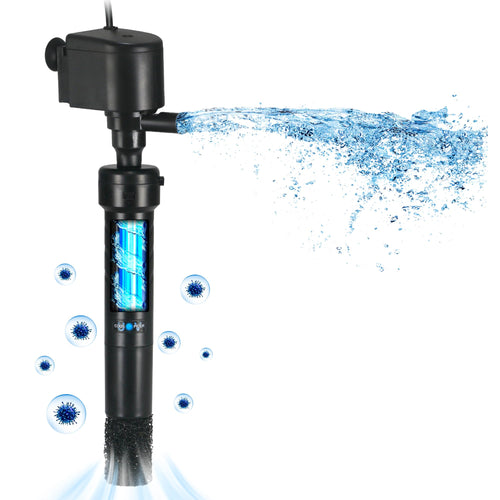 Coospider CTUV-H5P UV-Filterpumpe für Aquarien, 1200 l/h, 5 W