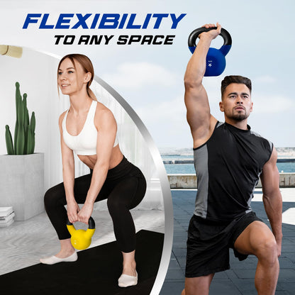 Yes4All WEAW Kettlebell Neopren, 16 kg, Dunkelblau für Krafttraining