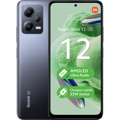 Xiaomi Redmi Note 12 5G Smartphone 128GB - Onyx-Grau