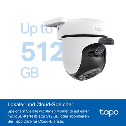 Tapo C51A 2K WLAN Überwachungskamera Aussen, 360° schwenk-/neigbar