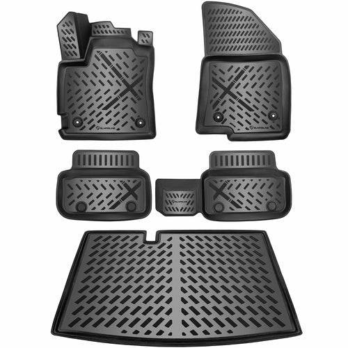 ELMASLINE Dacia SANDERO 3 3D Gummimatten Kofferraumwanne 2021-2025