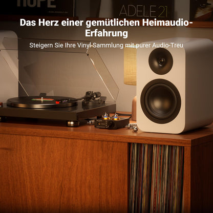 Fosi Audio BOX X2 Phono Röhrenvorverstärker für MM Plattenspieler