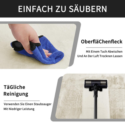 Sour Lemon Flauschiger Teppich Kaninchenfell-Optik 160x230cm