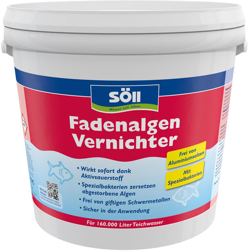 Söll FadenalgenVernichter mit Aktivsauerstoff, 5 kg für 160.000 Liter