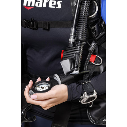 Mares Mission 1 Finimeter Tauchdruck Manometer – Schwarz