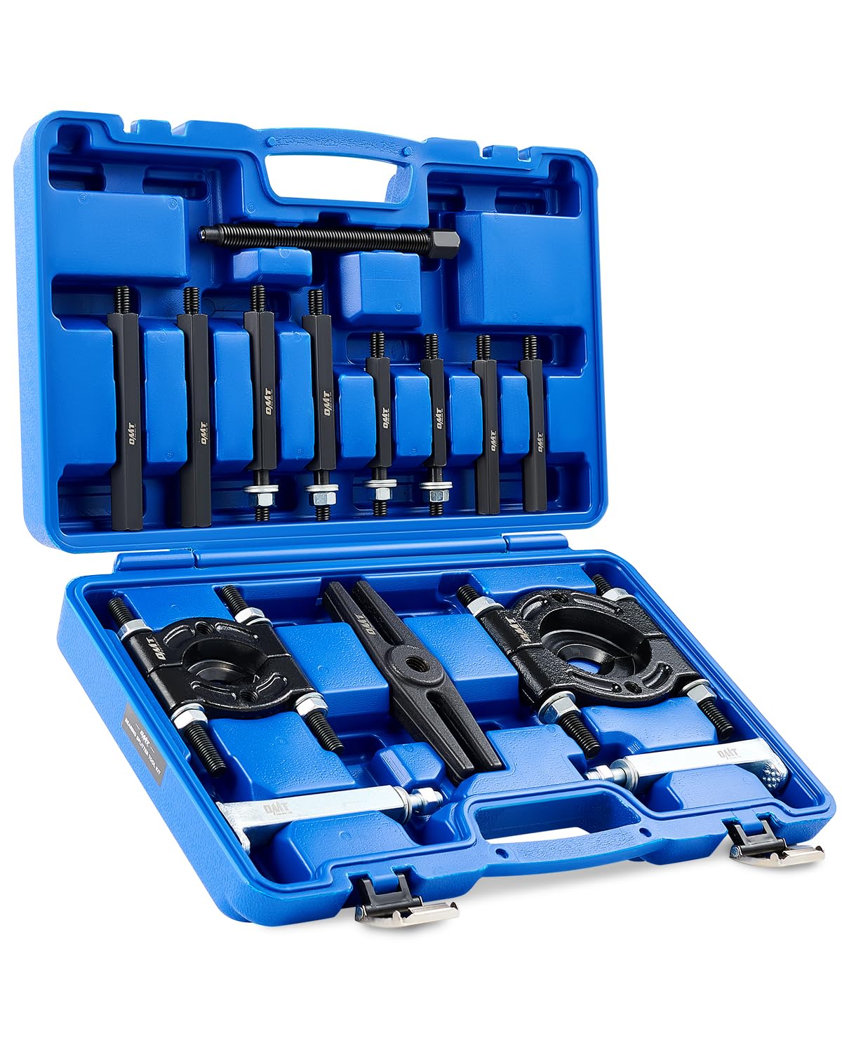 Orion Motor Tech Lagerabzieher Set 14-teilig, Kugellager-Abzieher aus Cr-V-Stahl mit schwarzer Oxidoberfläche