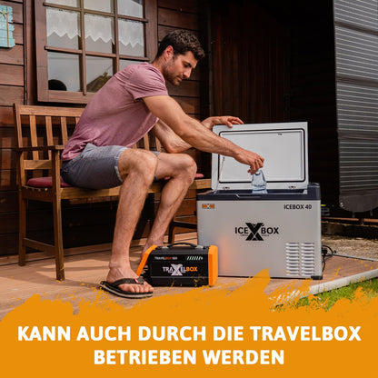 Cross Tools ICEBOX 40 Kompressor Kühlbox 37L Camping