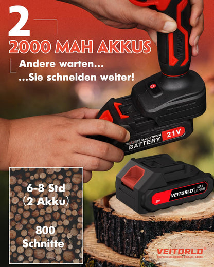 Makita-kompatible Elektrische Akku Astschere Profi Bürstenlos 30MM