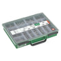 SPAX Sortimentskoffer gross, Schrauben-Set WIROX 384 Schrauben, 3 Bits, Senkkopf, T-STAR plus, sortiert im Kasten