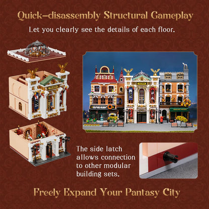PANTASY Vintage Grand Theater Bauset - Modulares Sammlermodell