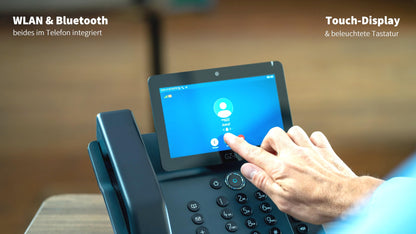 GEQUDIO GZ-8 IP Telefon – WLAN, Fritzbox, Telekom, Netzteil