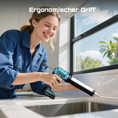 Seesii CG120P Akku-Kartuschenpistole für 300 ml Kartuschen, blau