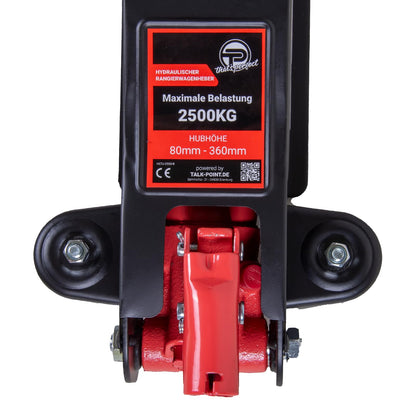 Hydraulischer Rangierwagenheber 2.5t flach - Rot