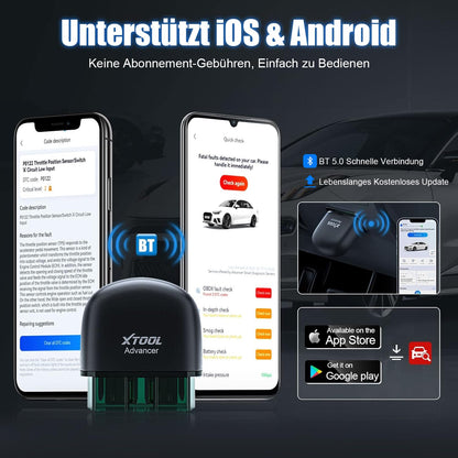 XTOOL AD20 Pro OBD2 Diagnosegerät – Alle Systeme Scan
