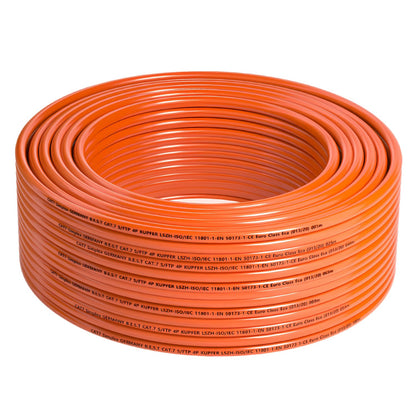 CAT 7 Simplex Netzwerkkabel S/FTP Verlegekabel LSZH - 100m