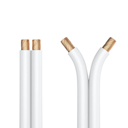 PureLink Lautsprecherkabel OFC - 2x2.5mm² 100m weiss
