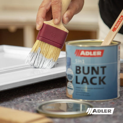 ADLER 5in1 Buntlack Matt – RAL 9005 Tiefschwarz, 2.5l