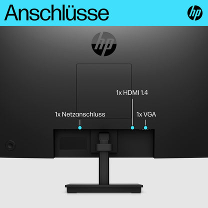 HP V24v G5 FHD Monitor - 23.8 Zoll 75 Hz Schwarz