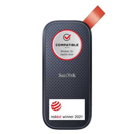 SanDisk Portable SSD 2TB - Externe Festplatte Grau