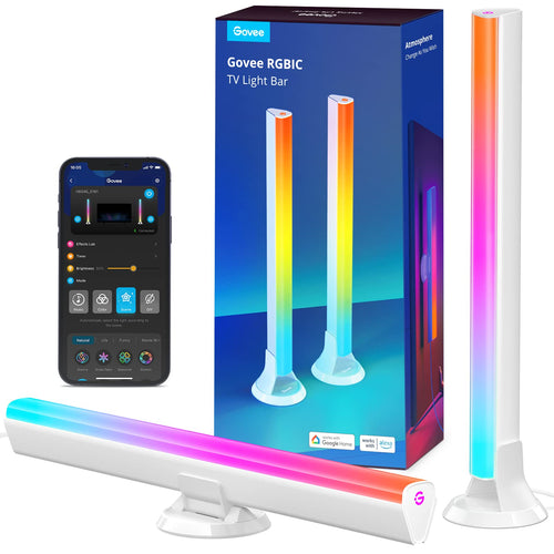Govee RGBIC LED Lightbar, WiFi TV Hintergrundbeleuchtung 45-70 Zoll als Lichtleiste