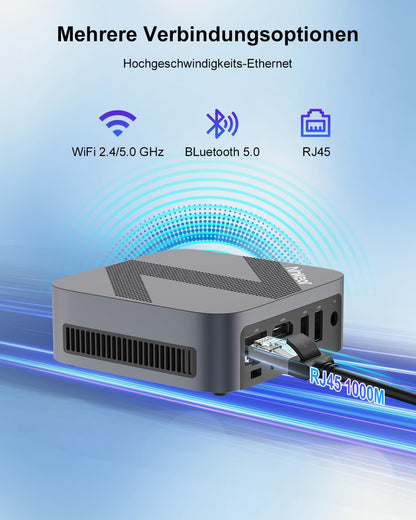 Ninkear Mini PC W-11 – Micro PC N150, 16GB RAM, 512GB SSD