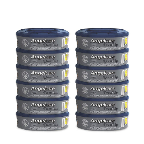 Angelcare Original Nachfüllkassetten Classic/Dress-Up XL 12er-Pack