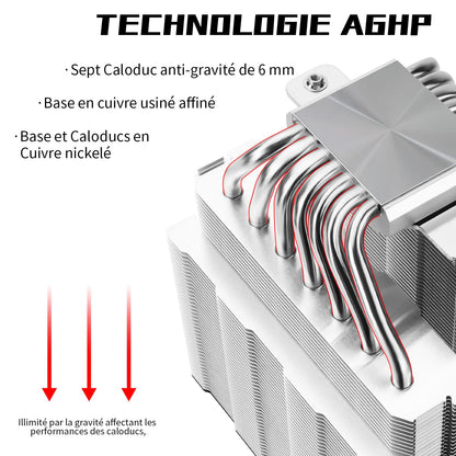 Thermalright Phantom Spirit 120 SE CPU-Luftkühler, 7 Heatpipes