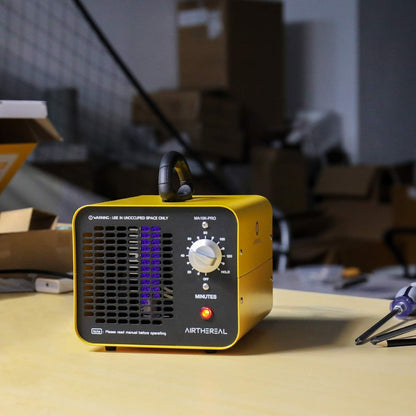 Airthereal MA10K-PRO Industrieller Ozongenerator Geruchsbeseitiger – Gelb