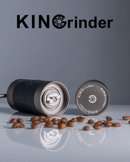 KINGrinder K2 Manuelle Kaffeemühle – Gerader Griff, Espresso & Filter