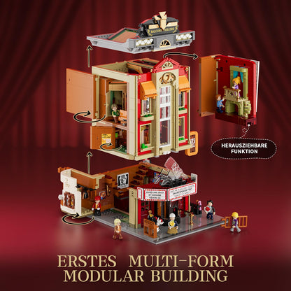 FUNWHOLE Balkon-Theater Beleuchtung Klemmbausteine Modell F9056