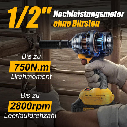 Adedad Akku-Schlagschrauber PL50W 750 Nm bürstenlos 1/2 Zoll