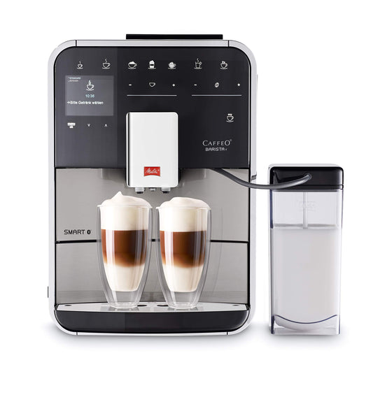 Melitta Barista T Smart Kaffeevollautomat, Edelstahl Schwarz. Automatische Zubereitung von Kaffeespezialitäten.