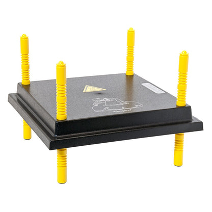 VOSS.farming Wärmeplatte Comfort für Küken, 30x30 cm, 20 Watt, höhenverstellbare Heizplatte für die Kükenaufzucht