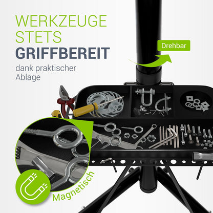 Juskys Fahrrad Reparaturständer – E-Bike, 50kg, klappbar