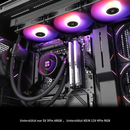 Thermalright Frozen Notte 360 Black ARGB CPU-Wasserkühlung
