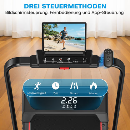 VANNECT Walking Pad X390, klappbares Laufband mit 9 % Steigung