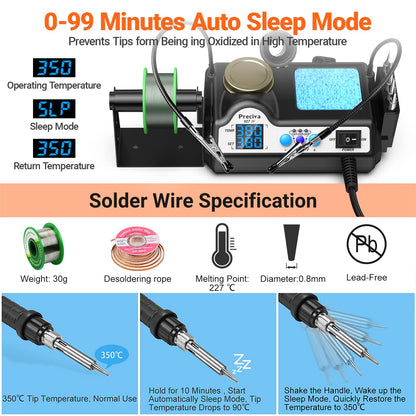 Preciva 927 IV 60W Lötstation – Lupe & helfende Hände