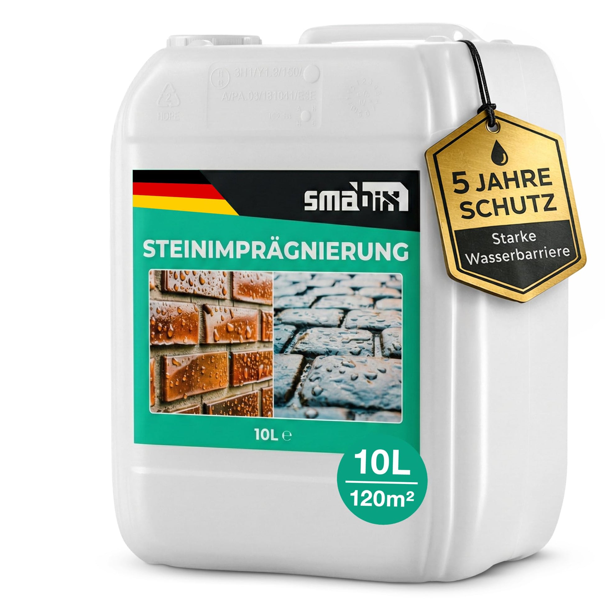 Smabix Steinimprägnierung Aussen 10 l für bis zu 120 m²