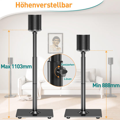 ELIVED EV5024 Lautsprecherständer für Sonos Era 100 & One (Paar)