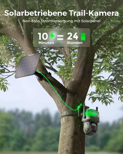 Reolink TrackMix LTE Trail 4K Wildkamera mit Solarpanel und SIM-Karte