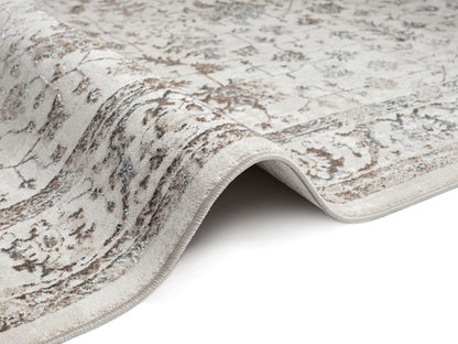 the carpet Mila Kurzflor Teppich mit 3D-Effekt, Creme, 160 x 230 cm