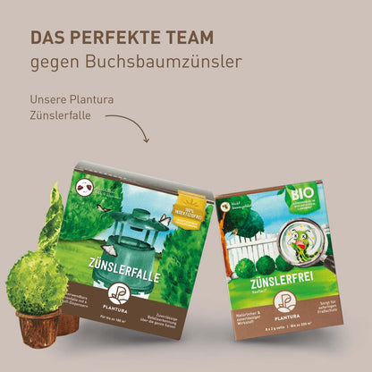 Plantura Zünslerfrei XenTari Raupenfrei gegen Buchsbaumzünsler, 64 g