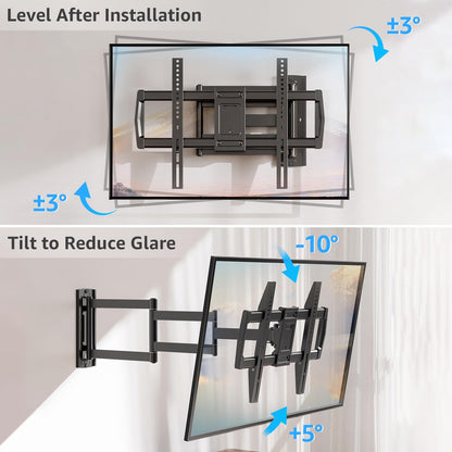 MOUNTUP TV Wandhalterung EU0047-L, 962 mm Langarm, 42–75 Zoll, 45 kg