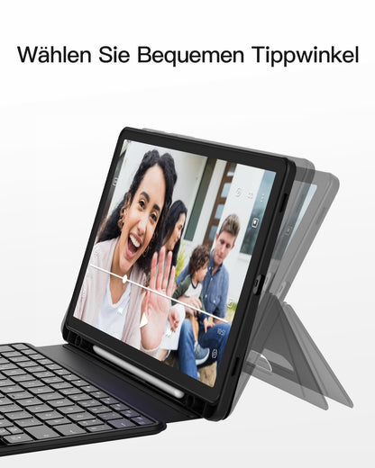 Inateck AceTouch N0064 Tastaturhülle Samsung Tab S10 FE/S9 FE/S9