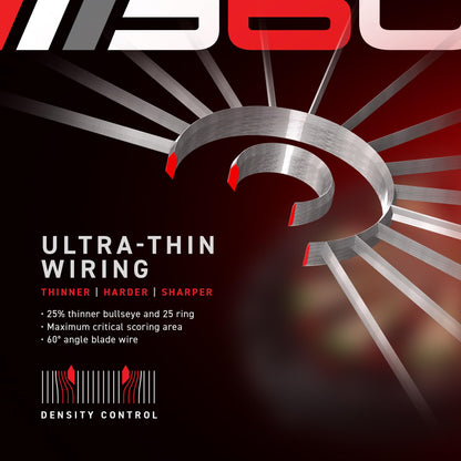 WINMAU Blade 360 Dartscheibe – Triple Core Carbon Steeldartscheibe