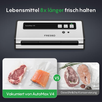FRESKO Automax V4 Vakuumiergerät – Automatisch & Doppelte Heisssiegelung